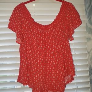 Old navy off the shoulder blouse